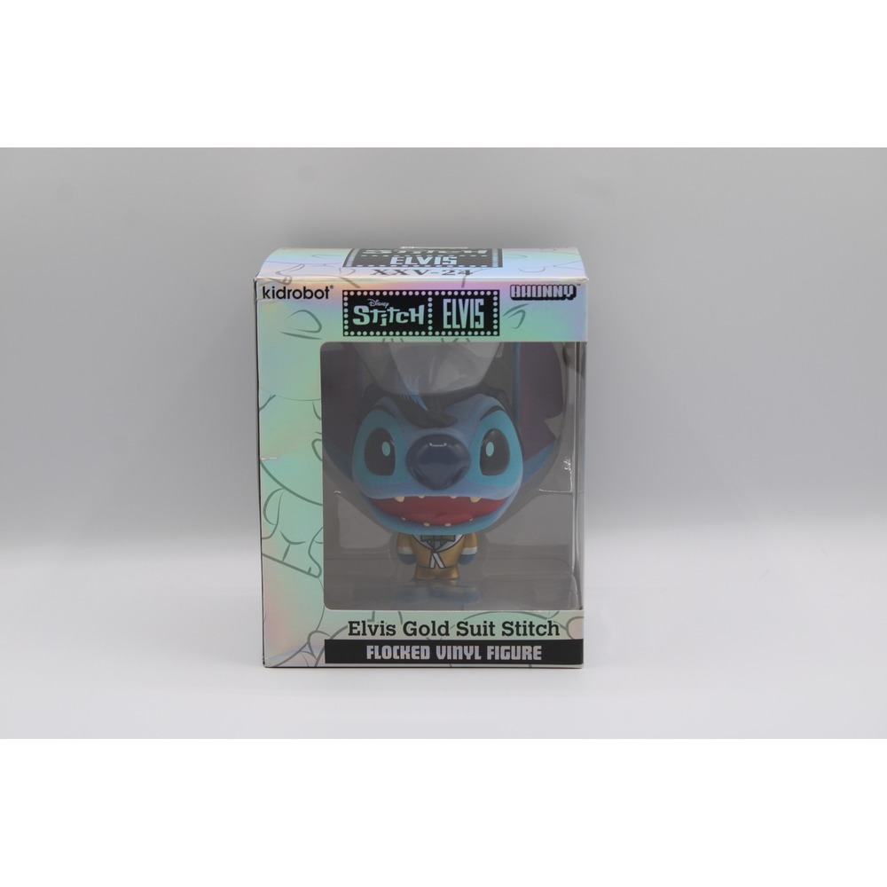 Disney Stitch - Gold Suit Elvis Bhunny 4" Flocked Vinyl Figure
